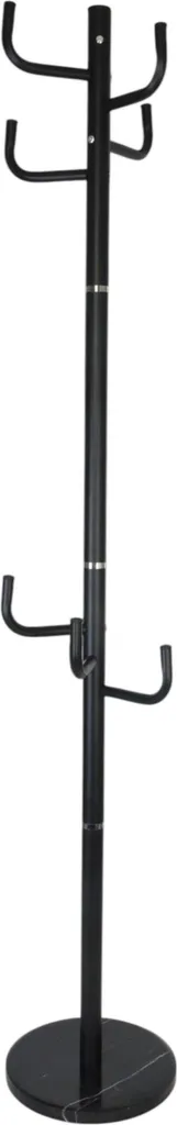 Porte-manteau d'entrée pour ranger 8 vestes, socle en marbre gain de place