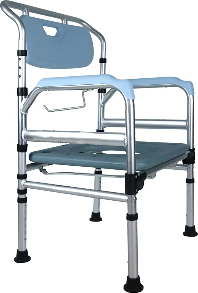 Solution Mobilité : Chaise de Nuit Réglable pour Éviter les Chutes WC - 10