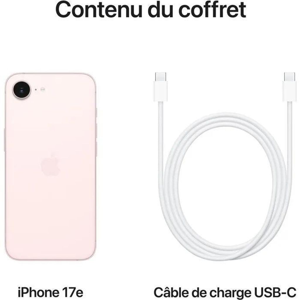 Apple iPhone 17e , 15,5 cm (6.1"), 2532 x 1170 Pixel, 512 Produktbild 