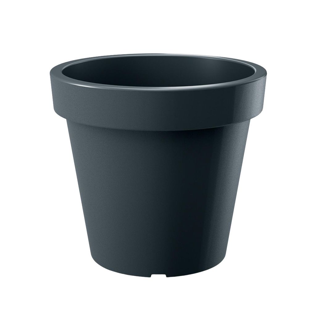 Blumentopf Pflanztopf Blumenkübel XXL Ø 80 cm anthrazit Rund