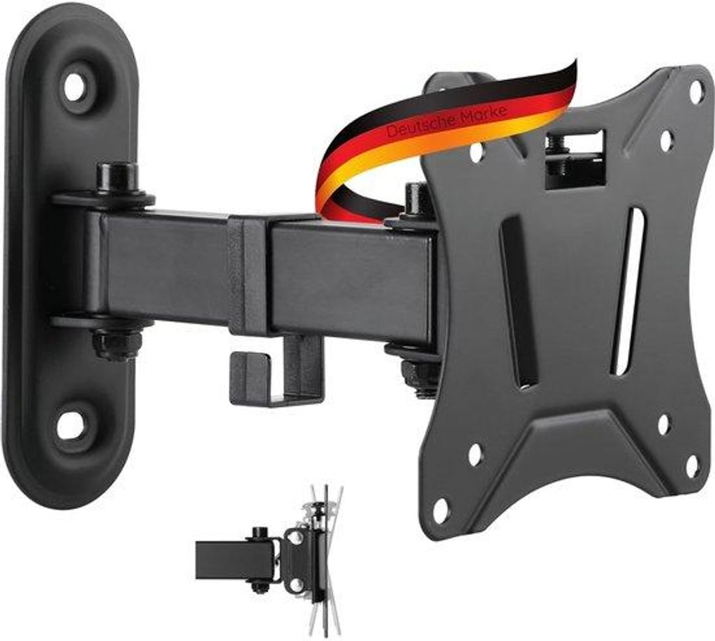 Drehbarer Wandhalter für 13-29 Zoll Bildschirme, Aluminium, Produktbild 