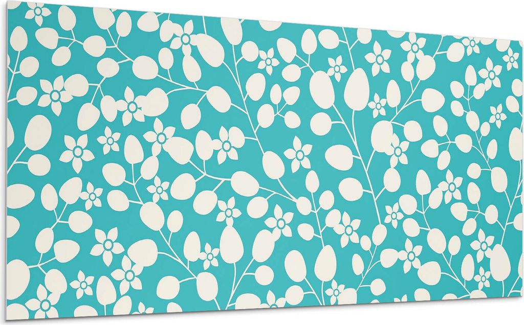 Blumenmuster Mit Blumen – Selbstklebende Fliesen – Wandverkleidung – Wandpaneel – PVC Fliesen – Vinylflisen – PCV Flisen – Selbstkleb...