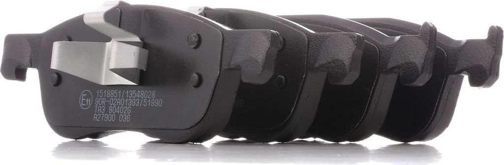 RIDEX Bremsbeläge Satz Vorne für FORD Fiesta Mk7 Schrägheck 402B1179