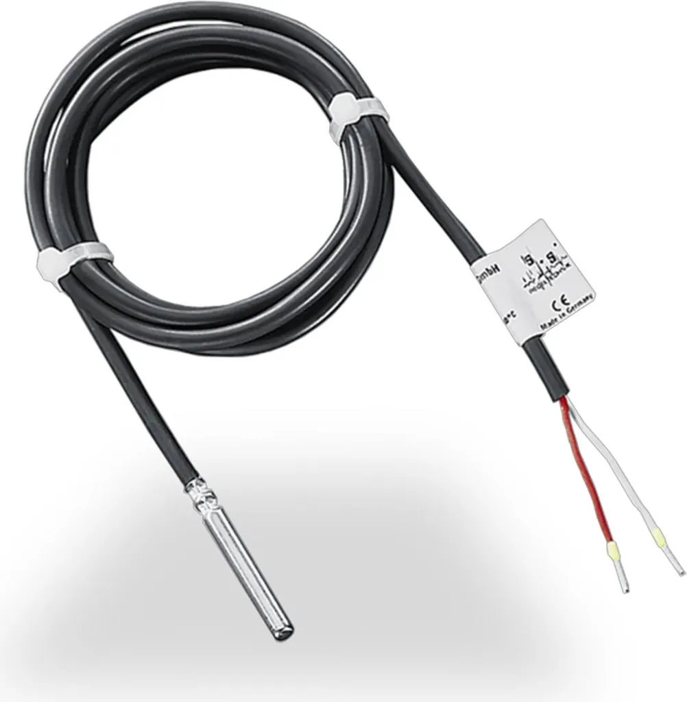 Sonde de température MDT PT1000 avec câble 1m et douille inox de 6mm