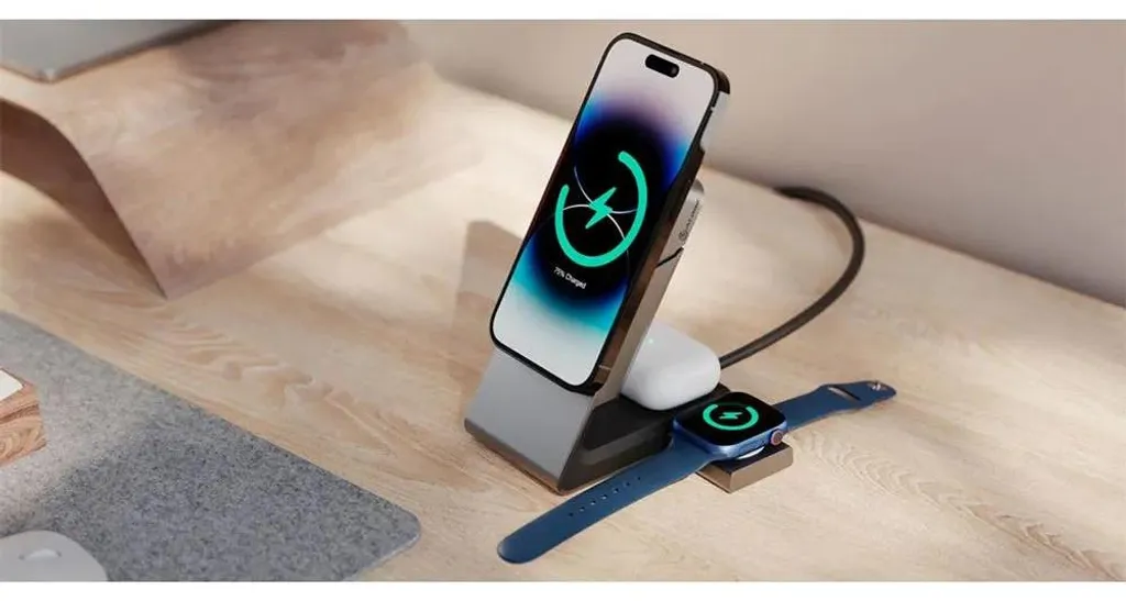 Chargeur sans Fil ALOGIC Matrix+ Support Multi-Appareils MagSafe Premium