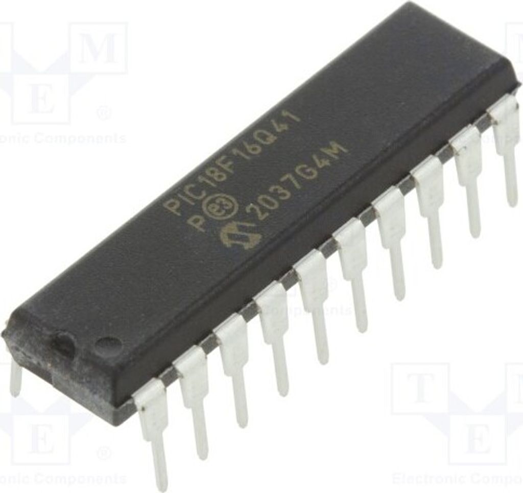 1x DIP20 PIC18F16Q41-I/P 8-bit PIC Familie THT 64MHz SRAM: 4kB EEPROM: 512B