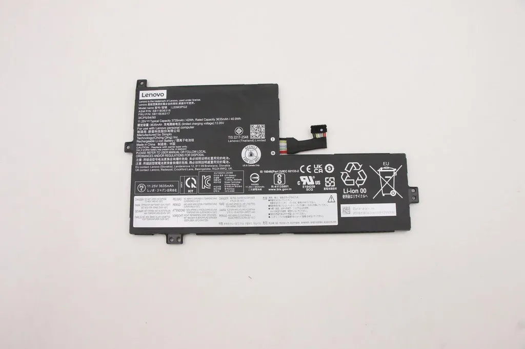Batterie pour Lenovo 500e Chromebook - Modèle 42Wh Haute Capacité
