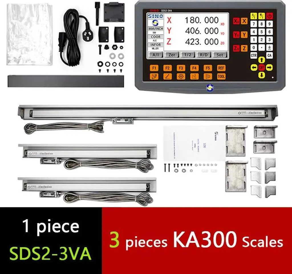 Affichage numérique haute précision DRO-3PCS avec écran LCD grand format - 2