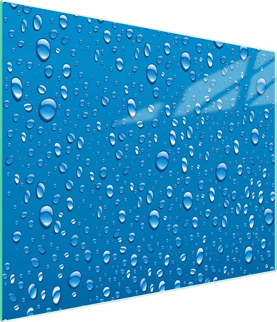 Offerta Tagliere Vetro 52x30 Gocce - Il Miglior Coprifornelli Online