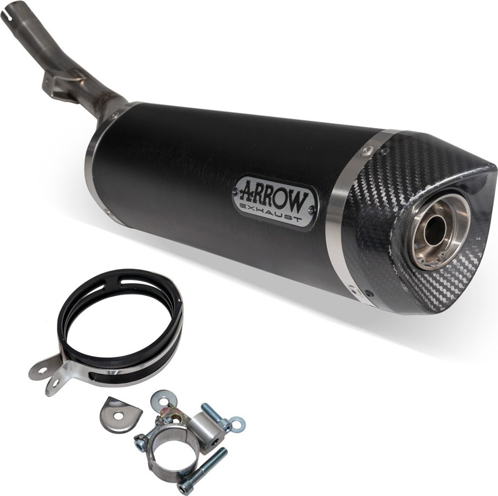 ARROW street thunder ciemny aluminiowy tłumik wsuwany i Zdjęcie produktu 