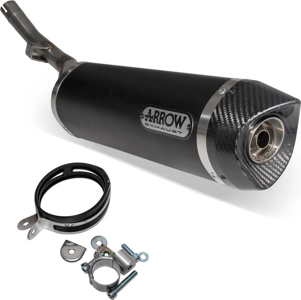 Silencieux ARROW Street Thunder Aluminium Foncé pour Yamaha WR 125 R X