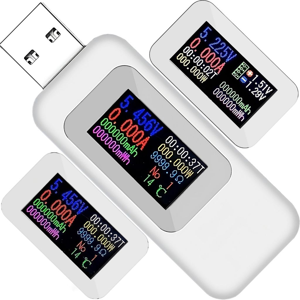 USB tester Voltmetr a Ampérmetr 4-20V 0-20A DC Tester Obrázek produktu 