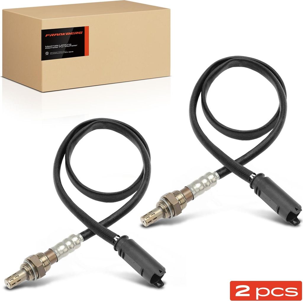 Frankberg 2x Lambdasonde Diagnosesonde Nach Katalysator für BMW 3er E46 5er E39 E60 7er X3 X5 Z3 Z4 1995-2010