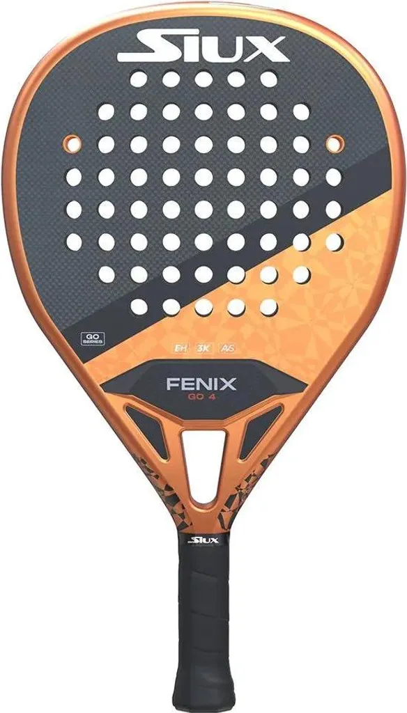 Raquette Padel Siux Fenix Go 4 Orange parfaite pour matchs de padel