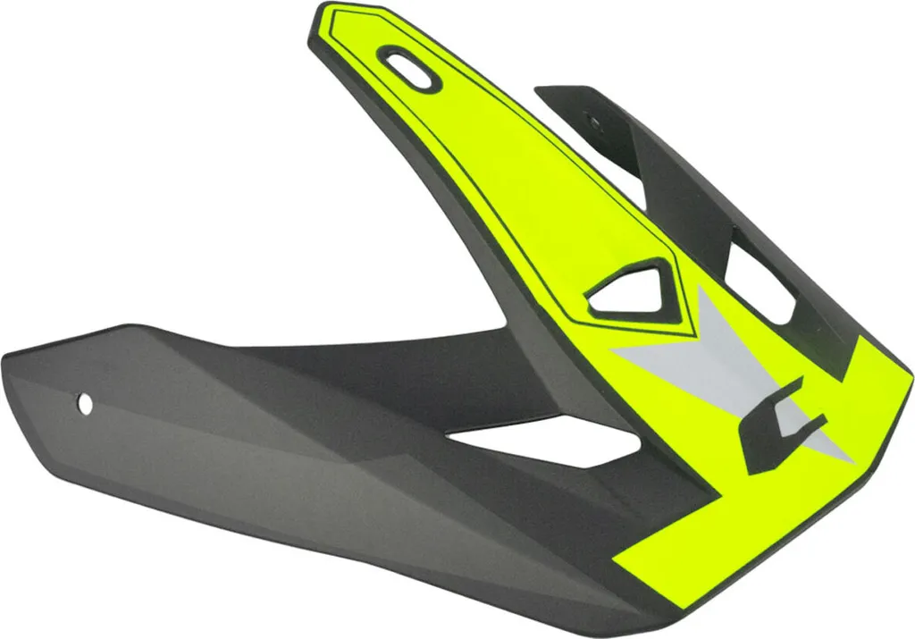 Visière jaune fluo mat CGM 155X RUSH pour casque moto Jet