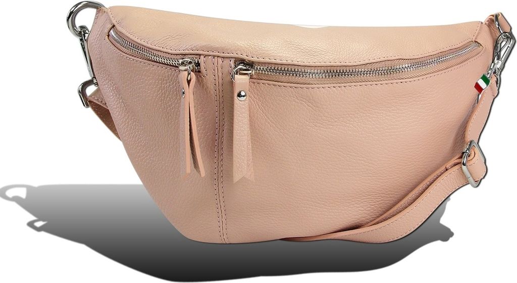 Gürteltasche rosa Florence Tasche Tragegurt passend Leder D2OTF820A