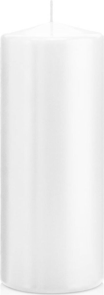 Stumpenkerzen in RAL-Qualität Weiß Ø 78 x 200 mm, 8 Stück