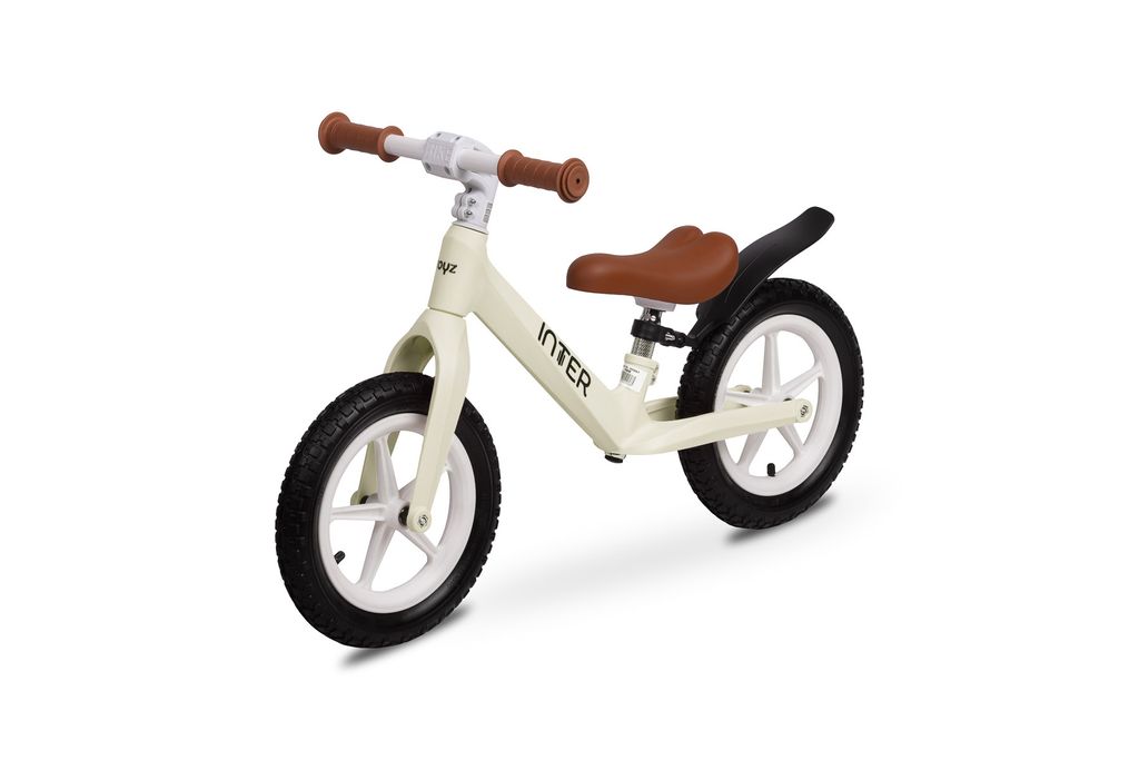 TOYZ Inter, Laufrad ab 3 Jahre, Lauflernrad, Kinderfahrrad Mädchen Junge, Creme