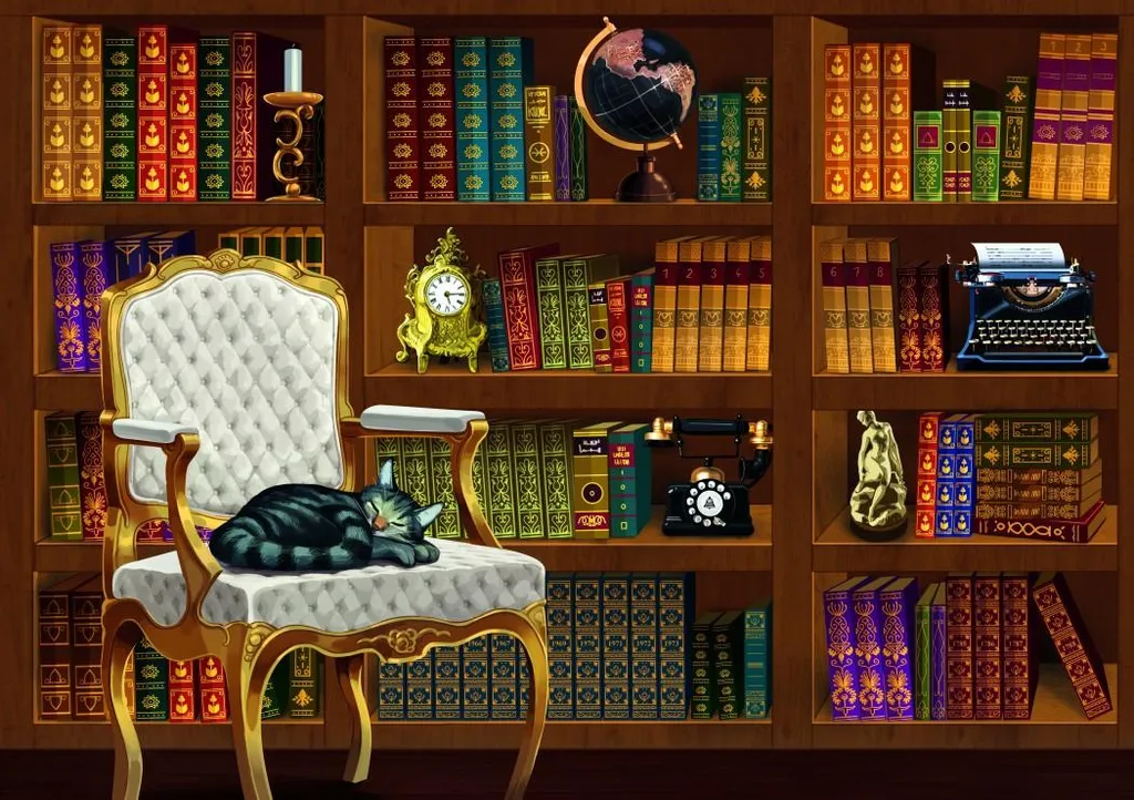 Bluebird Puzzle The Vintage Library 1000 pièces - Collection Rétro