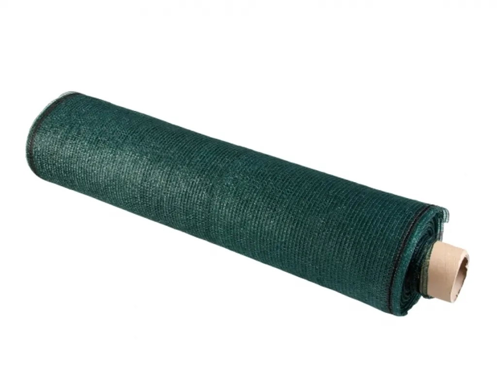 Toile d'ombrage haute densité 90% vert PE - Filet résistant 1x100 m
