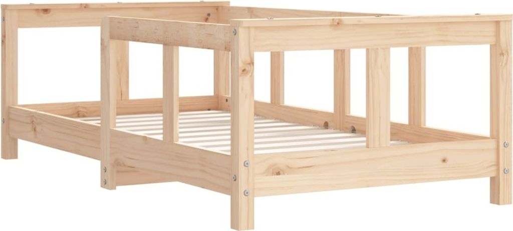 Hochwertigen Möbel Kinderbetten - Braun Kinderbett 70x140cm Massivholz Kiefer NEU5127307