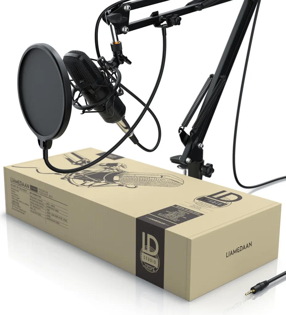 Microphone de Streaming LIAM&DAAN avec Protection Pop et Araignée - 5