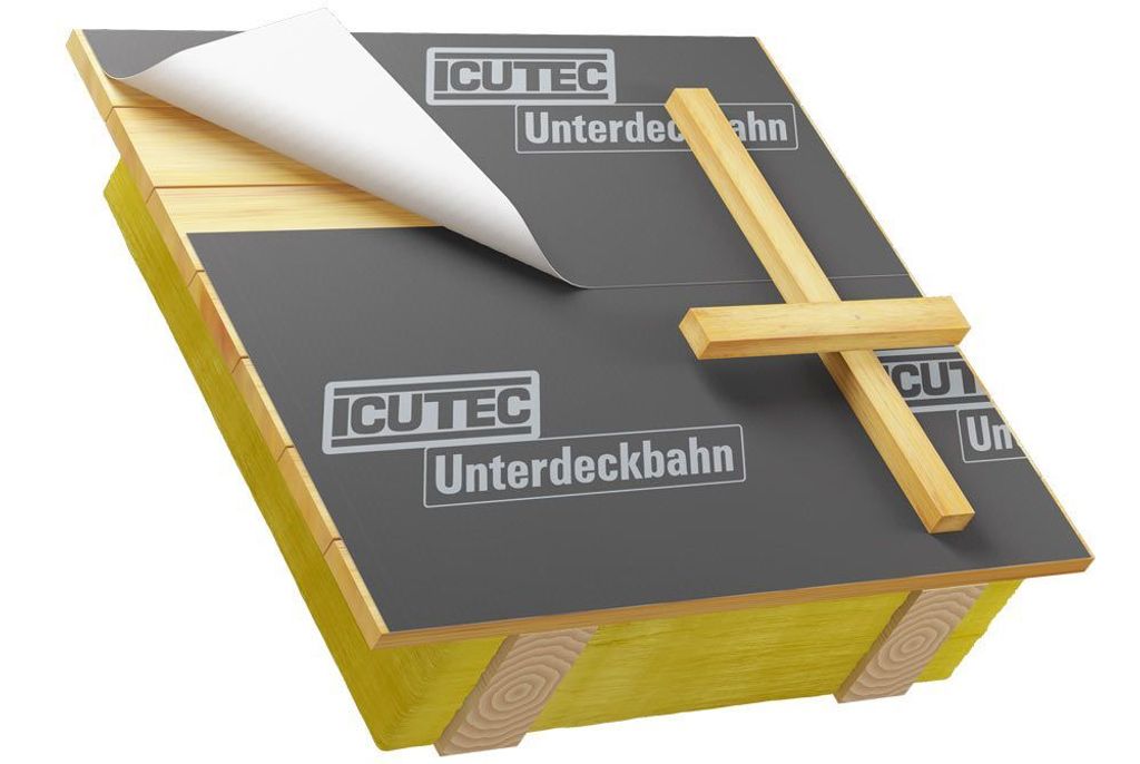 ICUTEC Unterdeckbahn 50 x 1 m = 50 m² schwarz