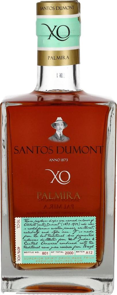 Santos Dumont XO Palmira Superior Spirit Drink 40% Vol. Produktbild 