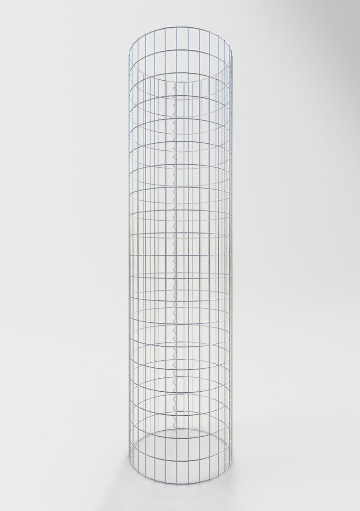 Gabionensäule rund 52  cm Durchmesser, 200  cm Höhe, Produktbild 