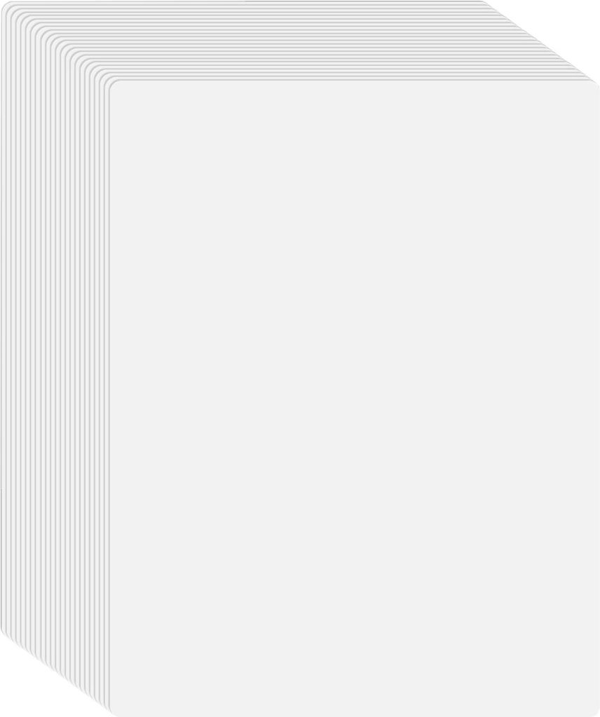 100 Stück Laminierfolien, universell für Laminiergeräte, Thermo-Laminierfolien, Kunststoff-Laminierfolien für plastifiziertes Papier, Basteln, ...