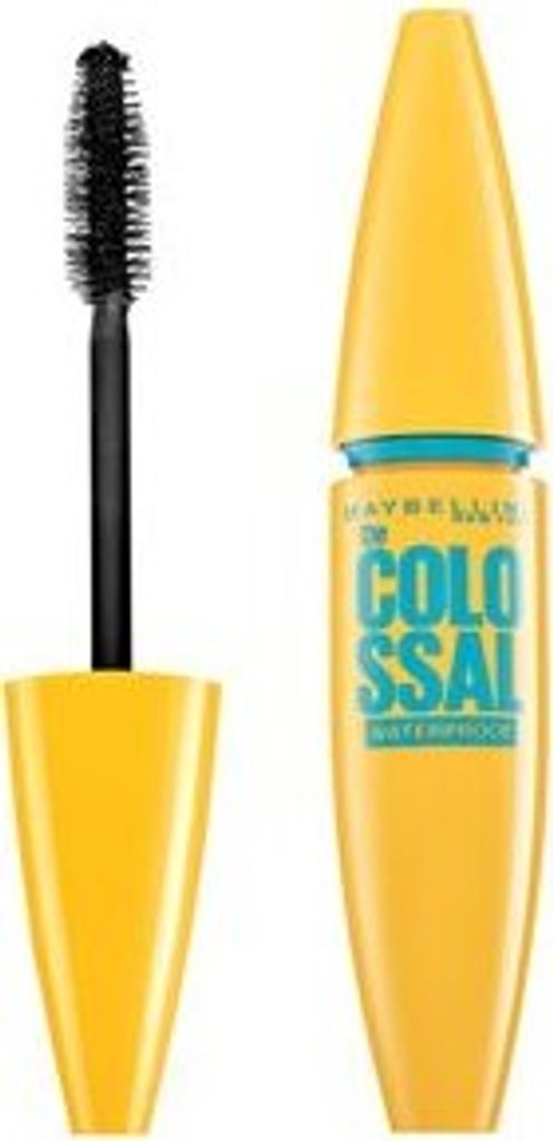 Maybelline Colossal Glam Black Waterproof Wimperntusche für verlängerte und geschwungene Wimpern 9 ml
