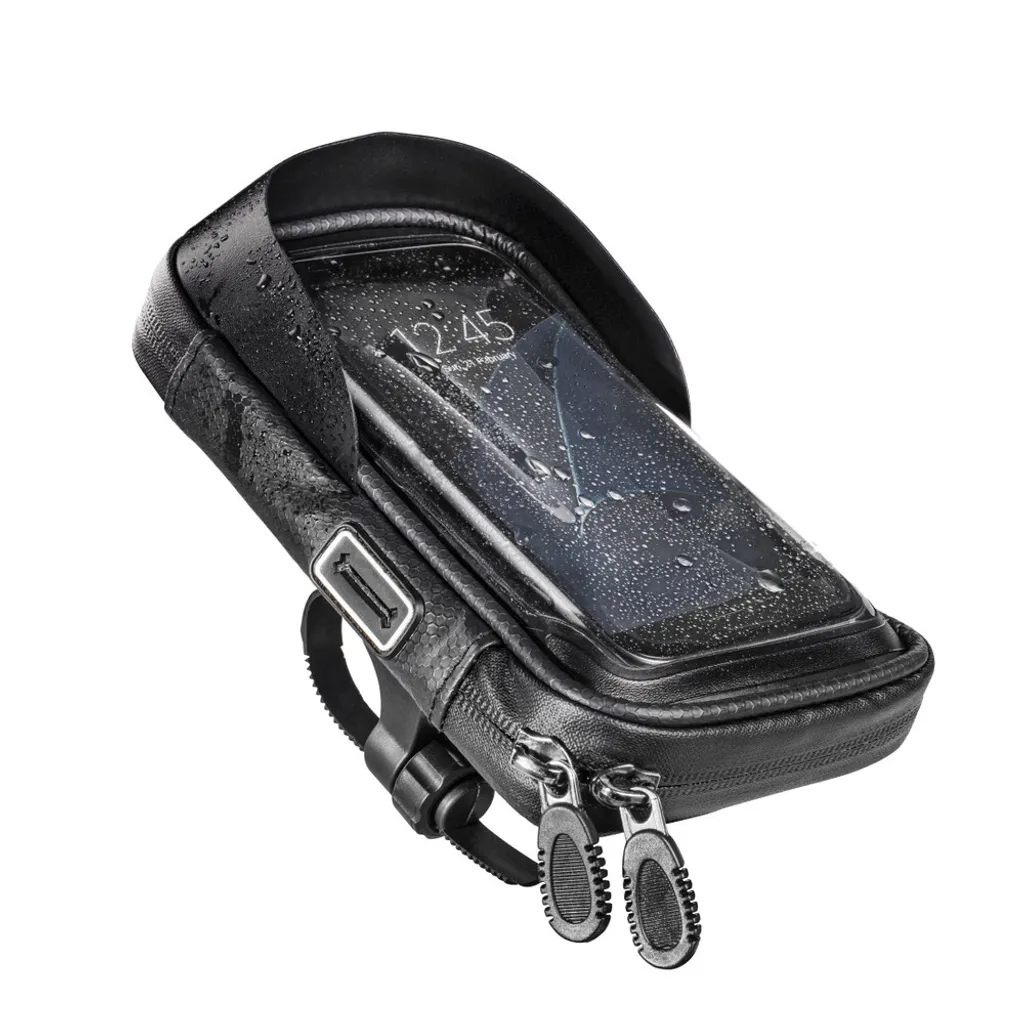 Support Téléphone Vélo Rotatif 360 Degrés Hama - Étui Étanche Intégral