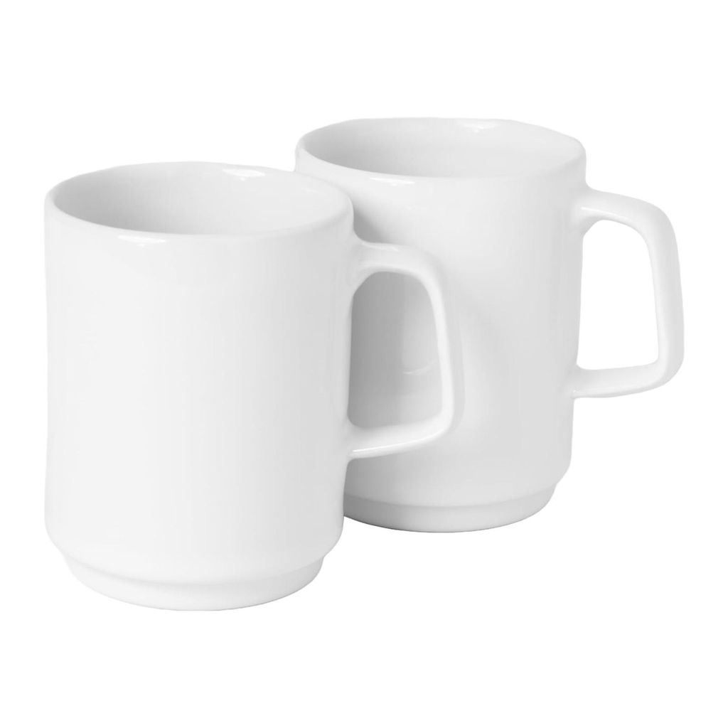 2er Set Kaffee Tasse 0,3 l Porzellan Kaffeetasse Tassen Becher Porzellantasse Kaffeebecher Teetasse Geschirr