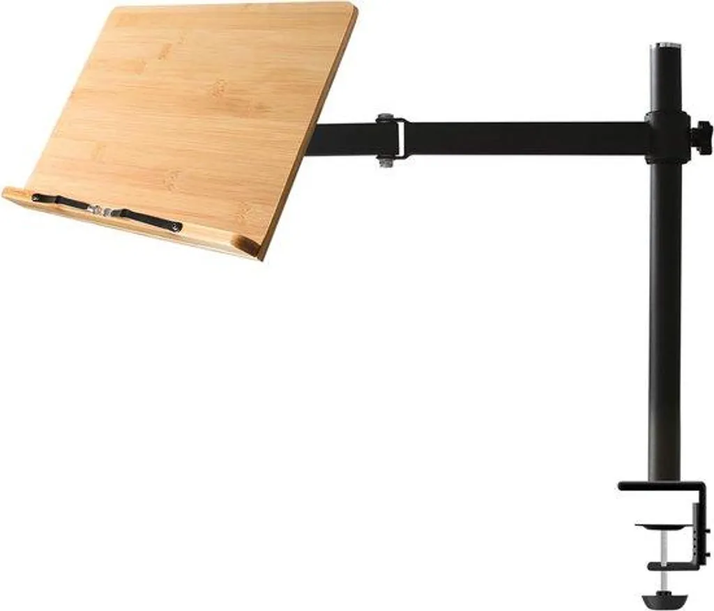 Porte-livre de cuisine en bambou : l'accessoire pour cuisiner mieux