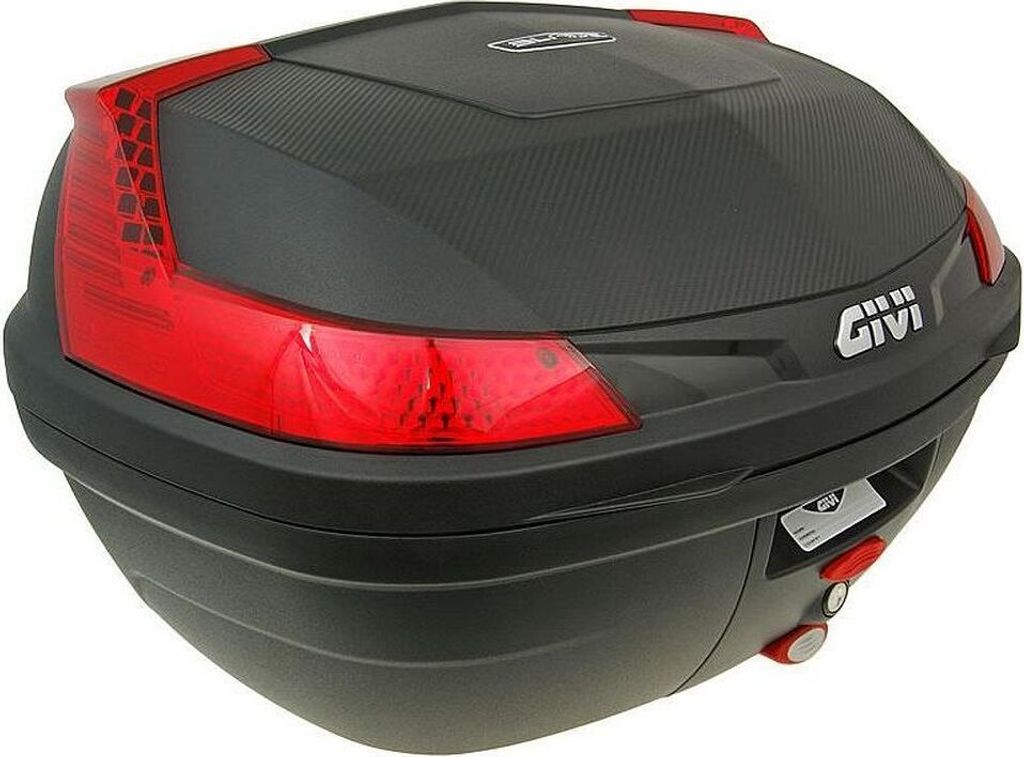 Givi Topcase BLADE B47NML Monolock in Carbon Optik mit Platte - 3 kg max. Zuladung