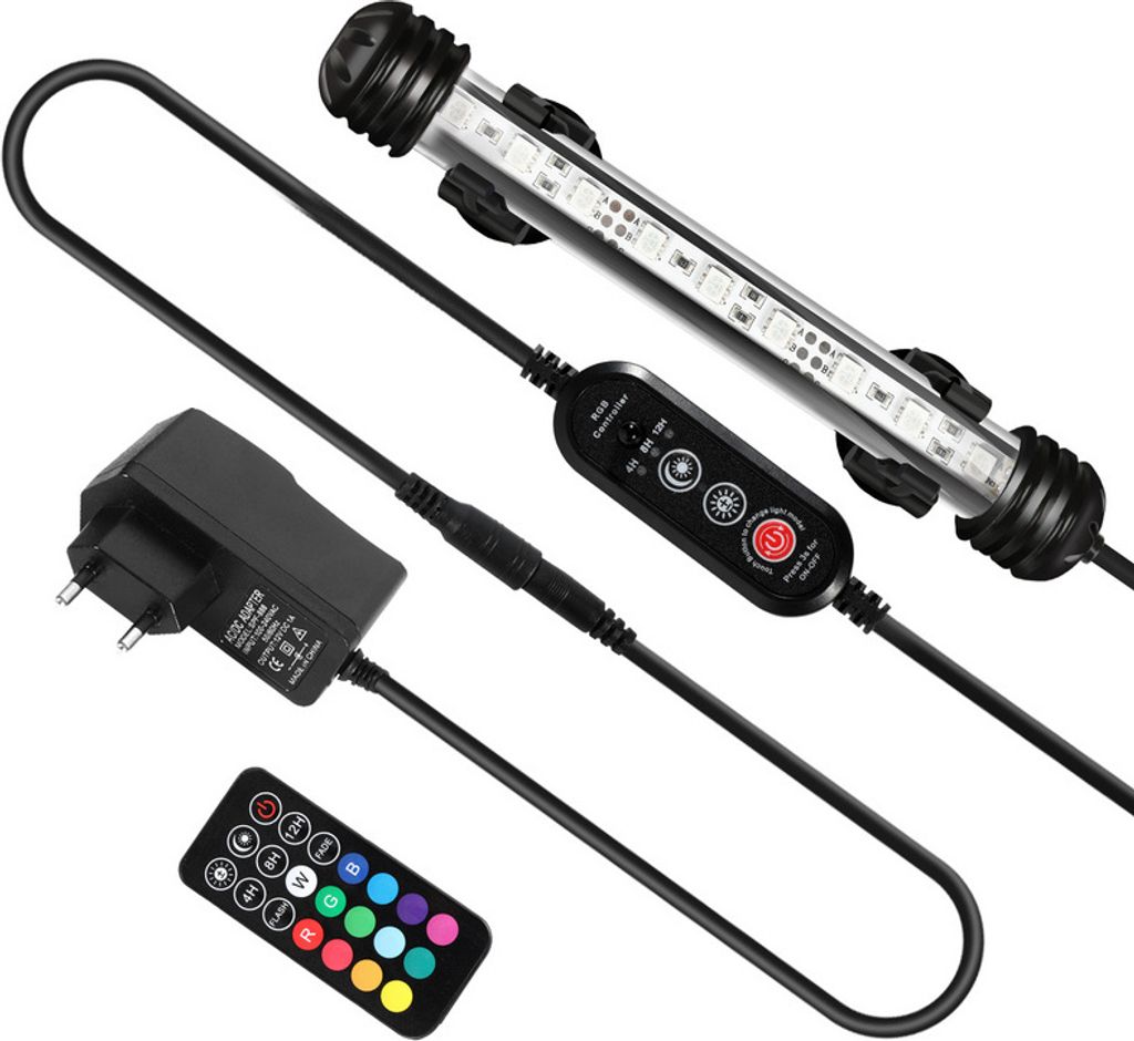 28.5cm LED éclairage d'aquarium IP67 résistant à l'eau Image du produit 