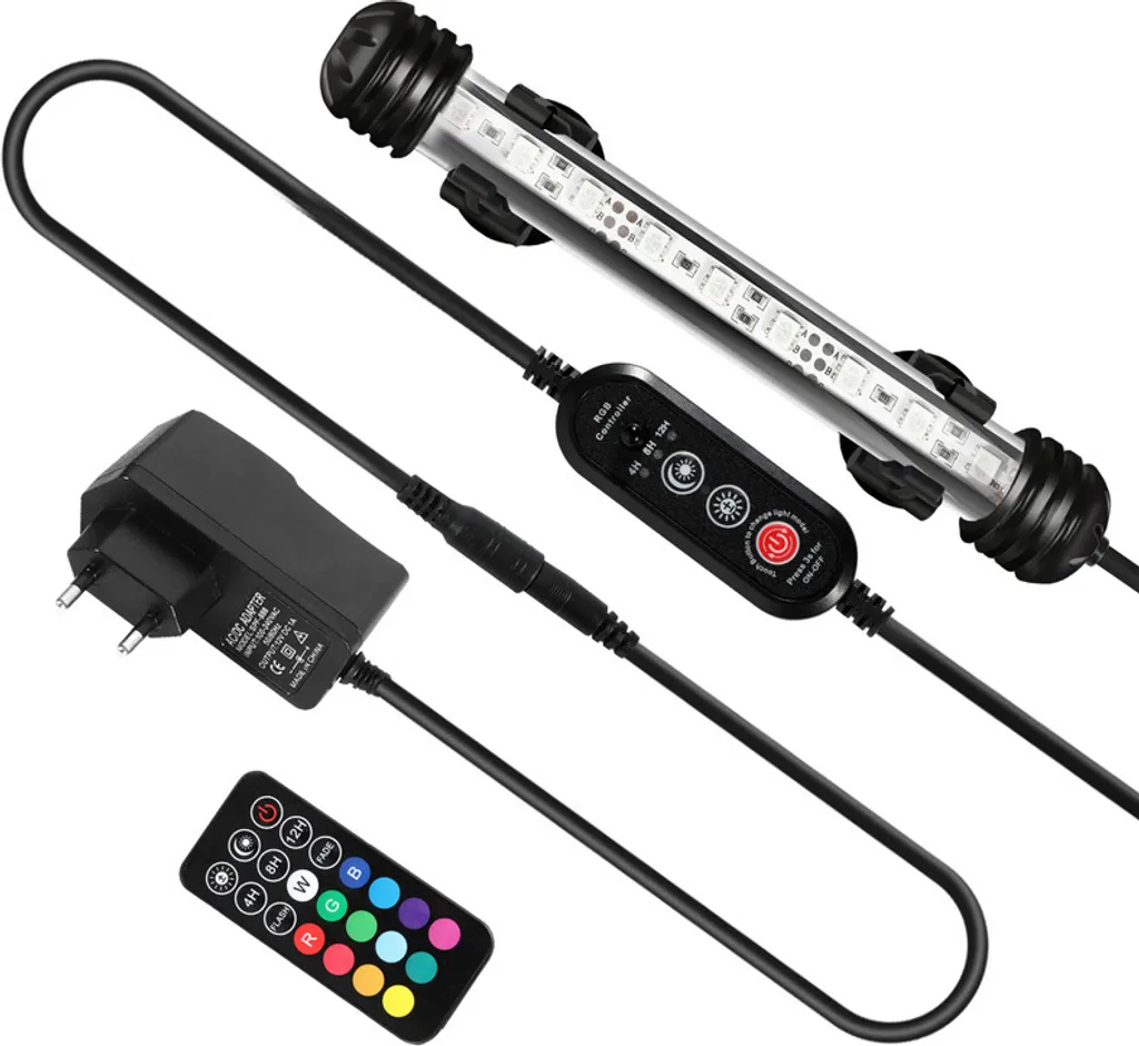 Yakimz Lampada LED Acquario: Illumina il tuo Mondo Sommerso da 18,5cm