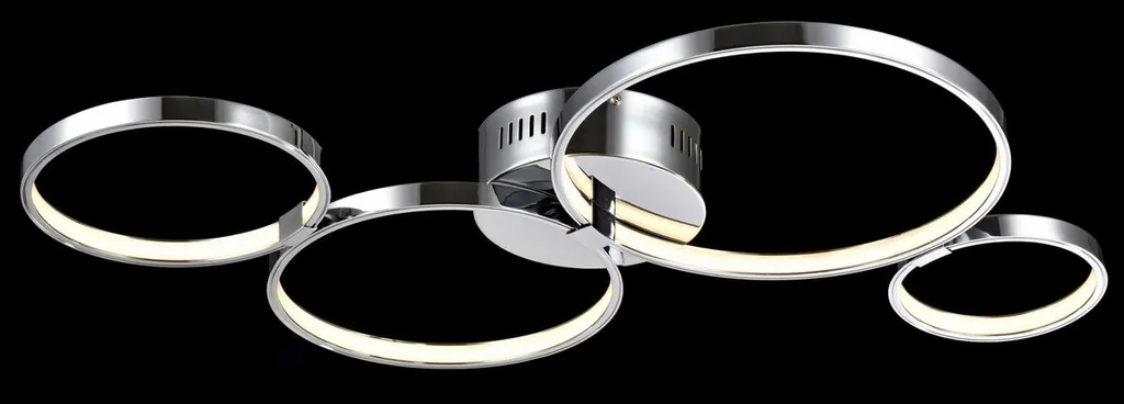 Plafonnier LED Argent 74x44 cm : Solution Éclairage Moderne et Puissant