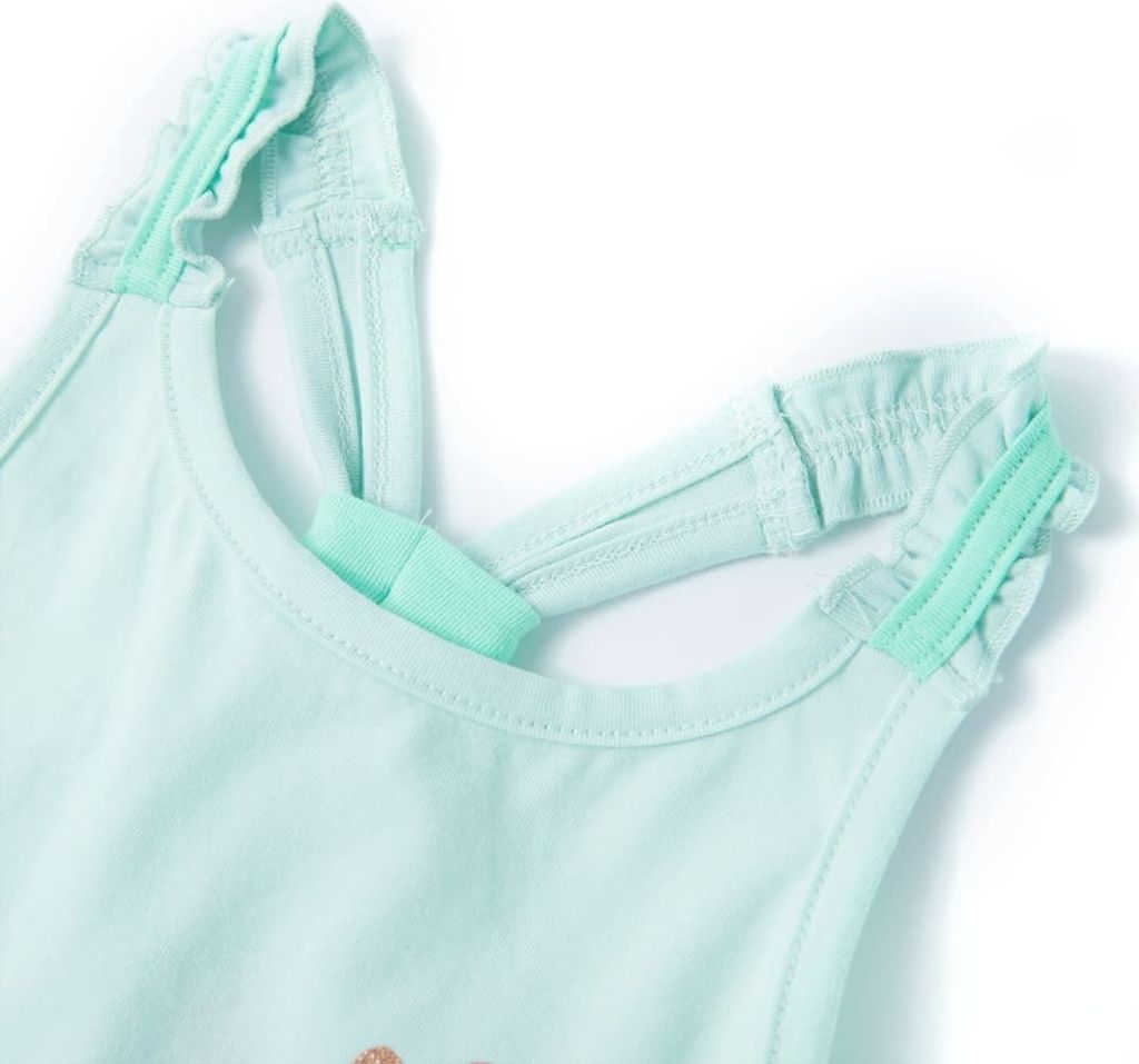 vidaXL Kinder-Tanktop Helles Minzgrün 92