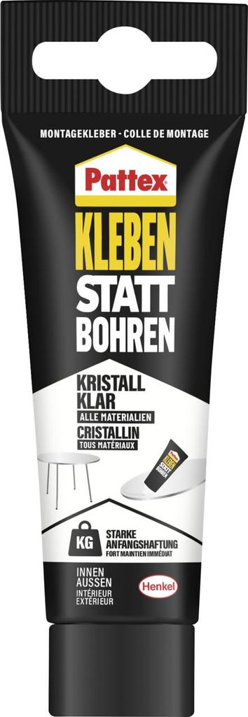 Pattex Kleben statt Bohren kristallklar 90 g Produktbild 
