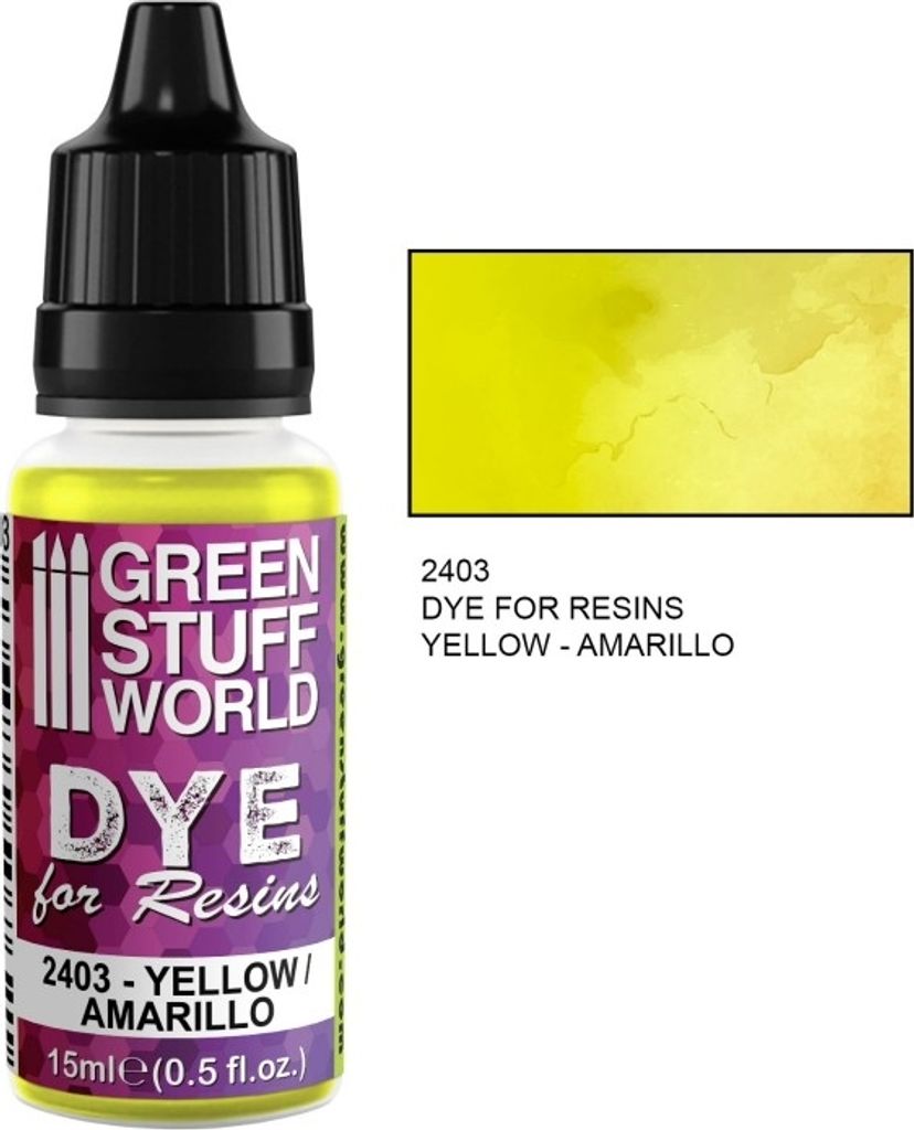 Green Stuff World - Resin Dye Yellow Amarillo