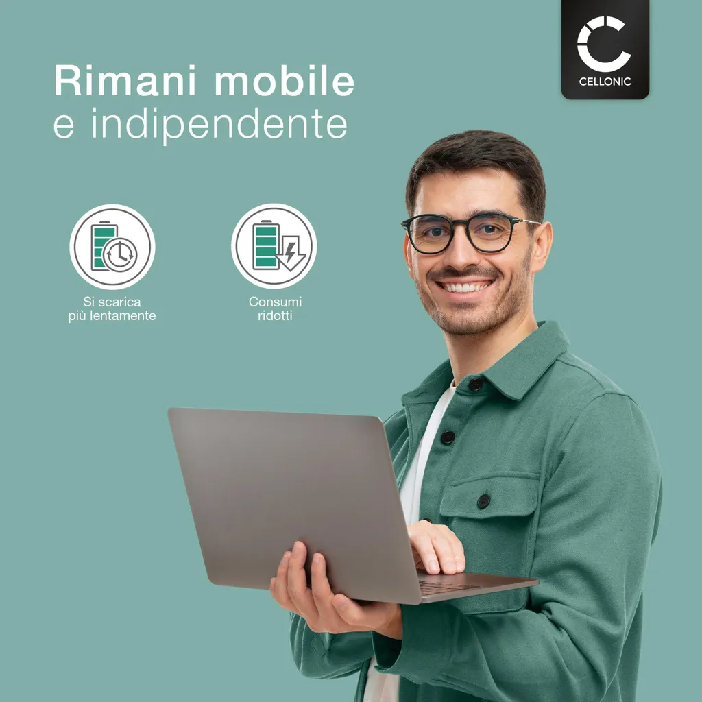 CELLONIC Batteria compatibile con Samsung RC520 / NP-RC520, E452 / NP-E452, R530 / NP-R530, R540 / NP-R540 4400mAh 11.1V - 7