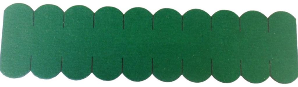 2 Sets Dachschindeln Biberschwanz (50mm) grün Produktbild 