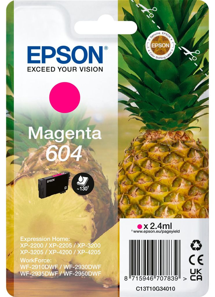 EPSON Pineapple 604 Magenta Productafbeelding 