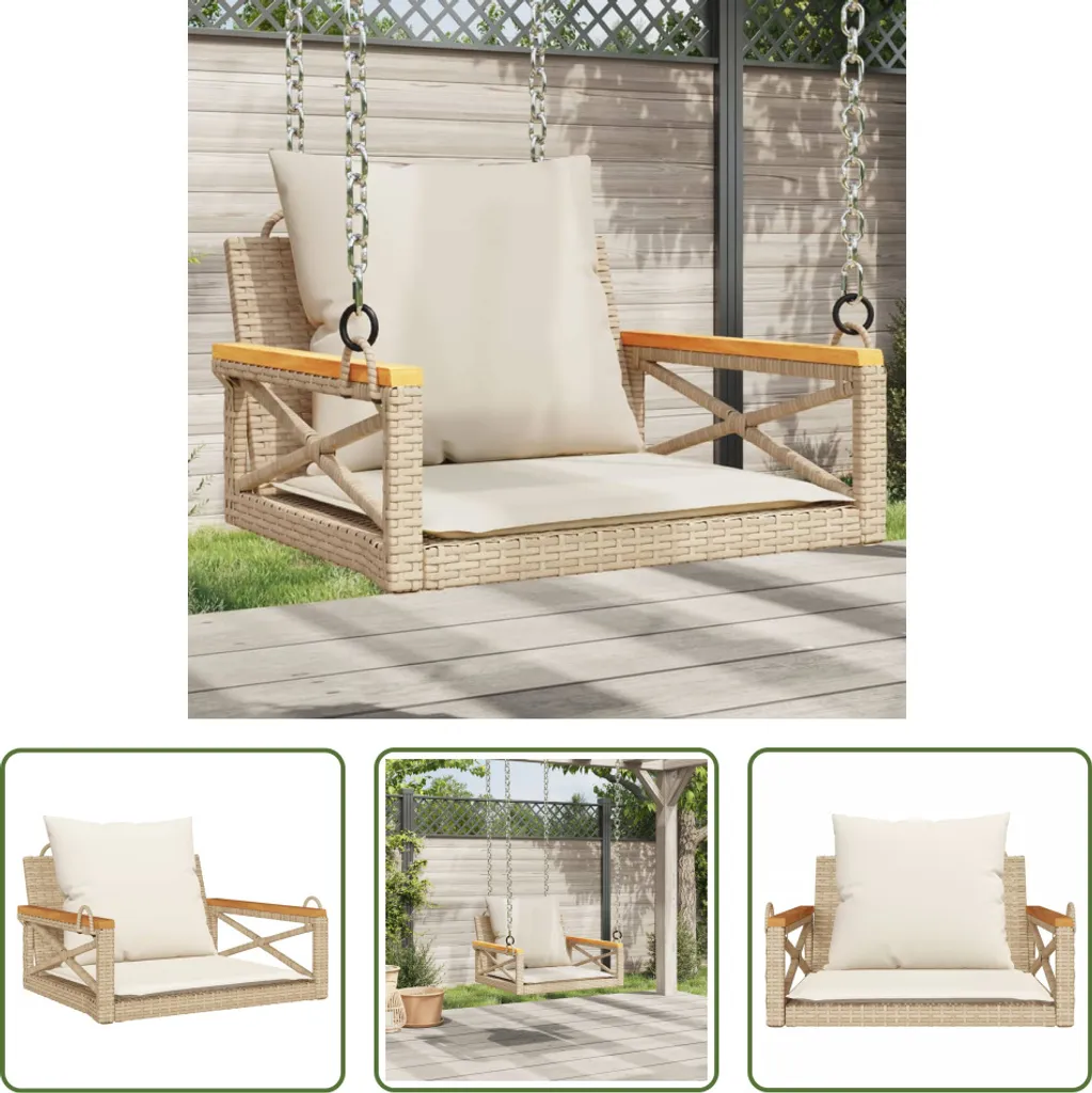 Poltrona Pensile Beige The Living Store: Il Tuo Rifugio Personale