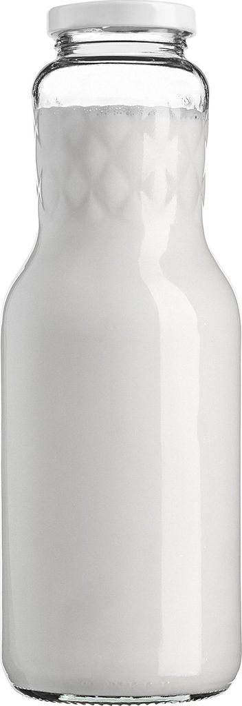 KADAX Milchflaschen 1L mit Schraubverschluss, leere Produktbild 