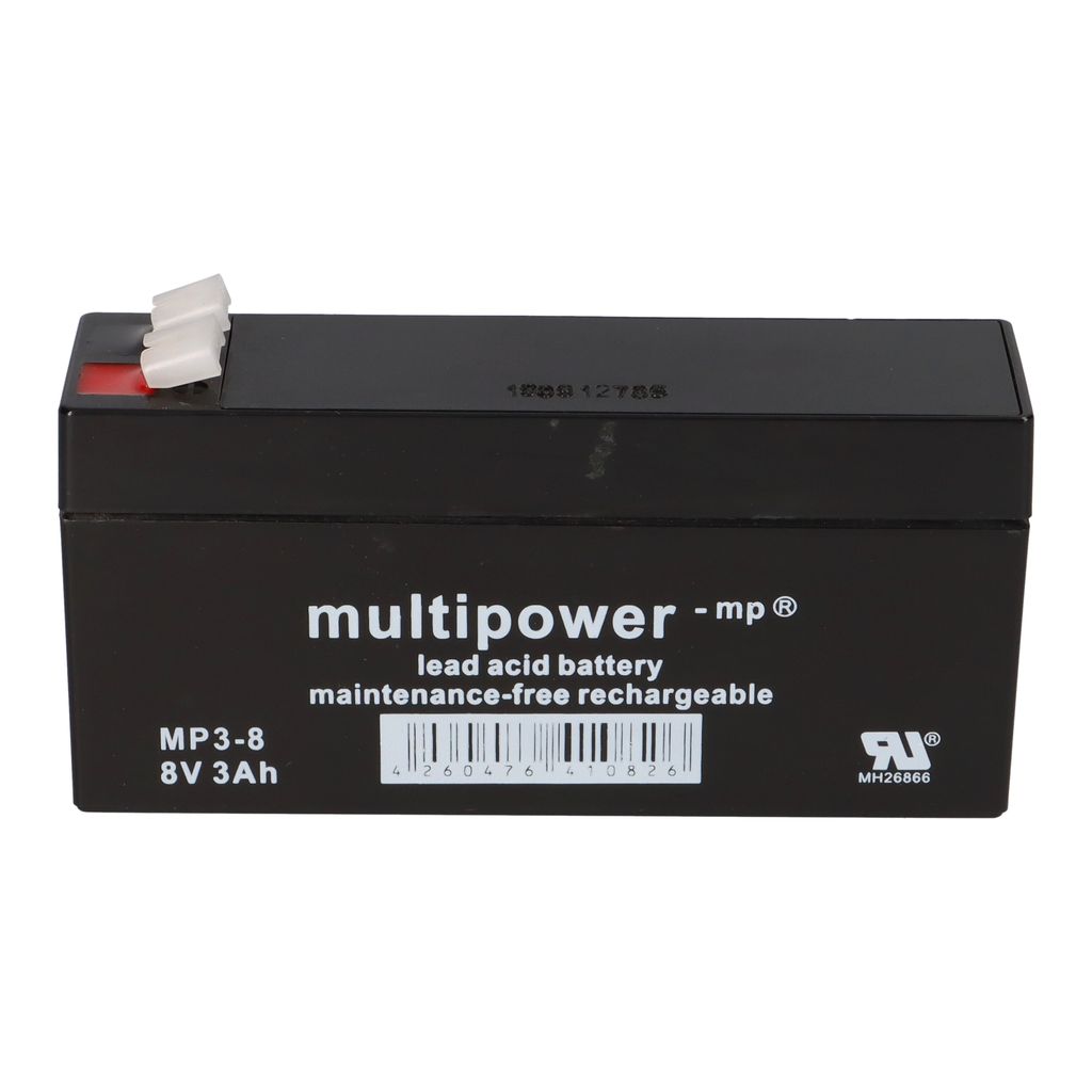 Batteria al piombo Multipower MP3-8 Pb 8V / 3Ah Immagine del prodotto 