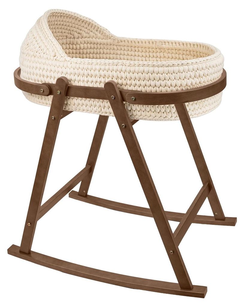 Moonboon Moseskorb mit Ständer – Gehäkelt – Natur – Produktbild 