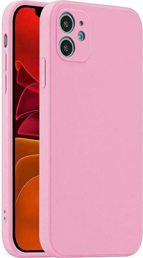Schutz Handy Hülle iPhone 14 Pro Max Plus Case Cover Etuis Matt Silikon Dünn, Für Handy:Apple iPhone 14 Pro, Farbe:Pink