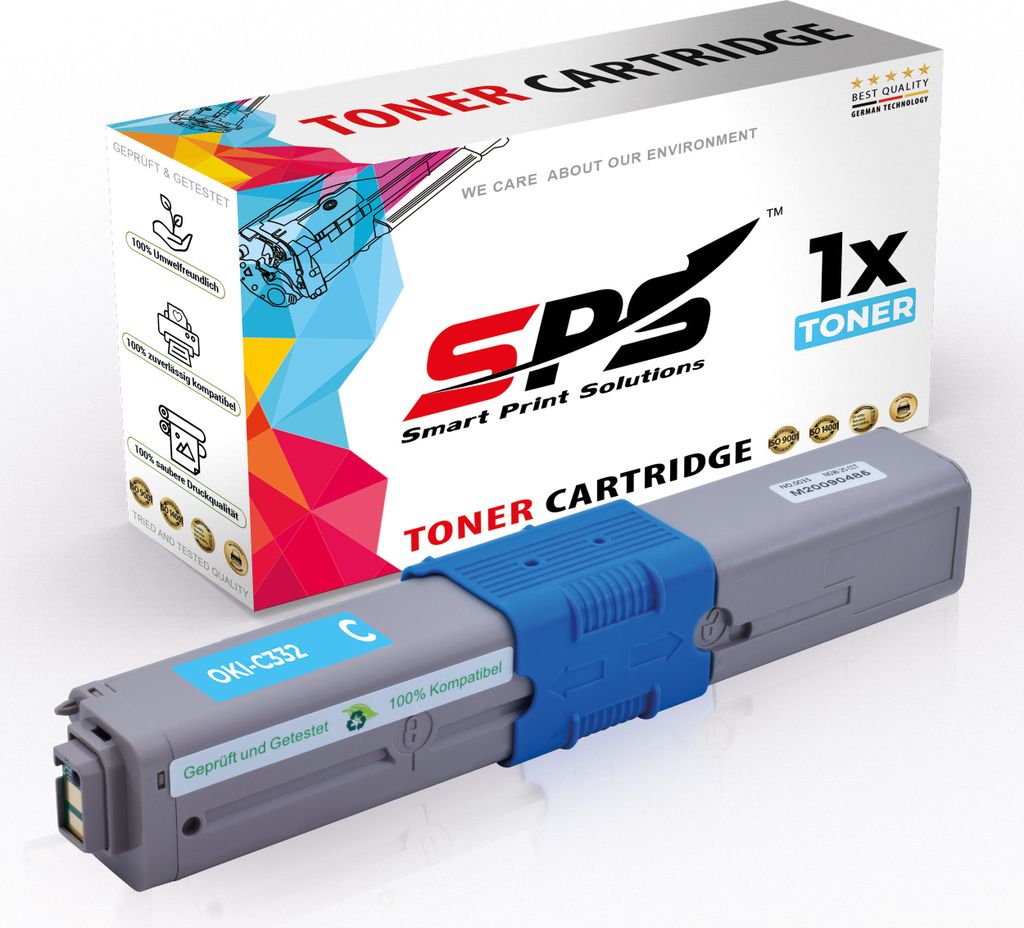 Kompatibel für OKI C 332 DNw (46508711) Toner-Kit Cyan